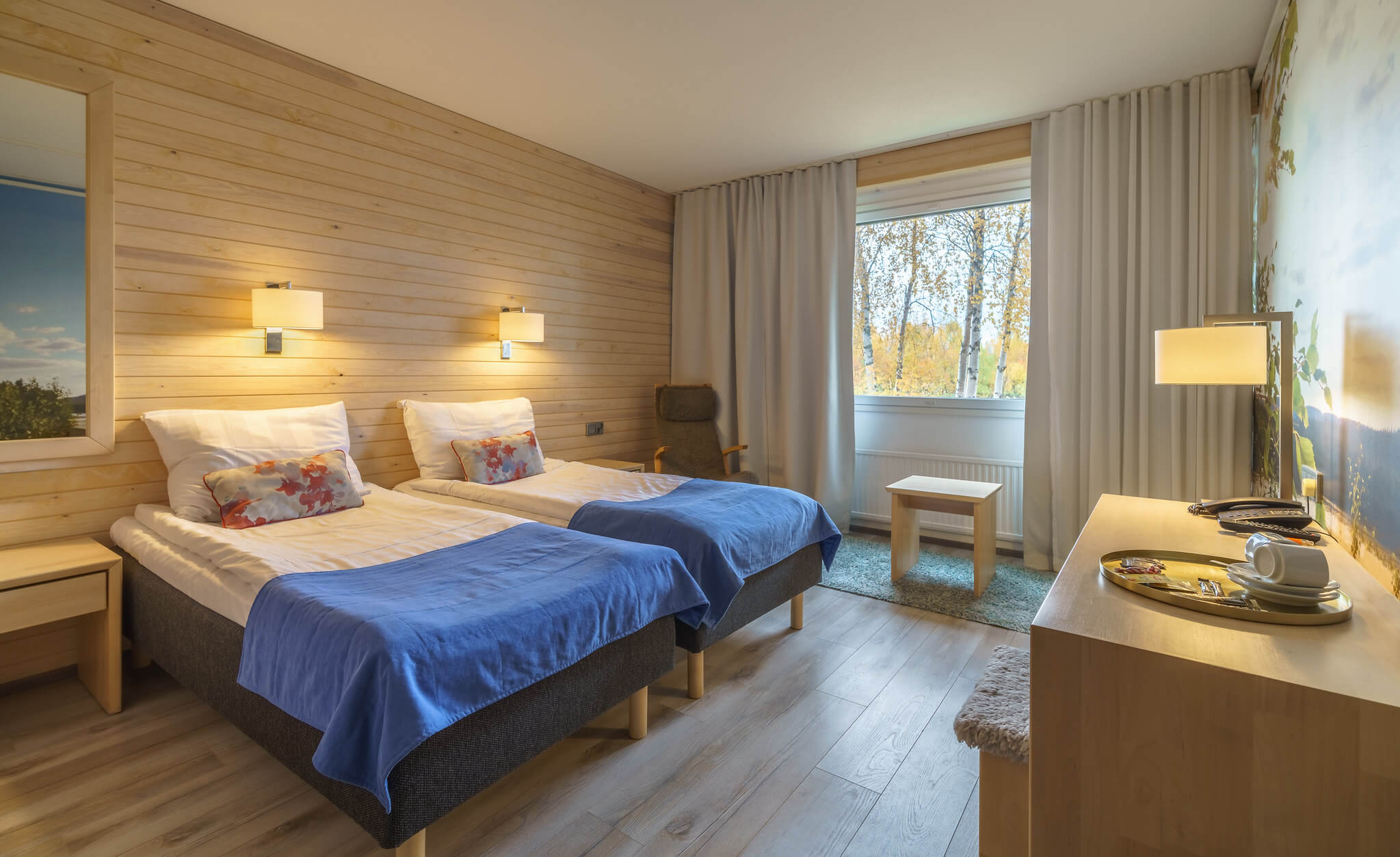 Kahden hengen huone Hotel Ivalossa